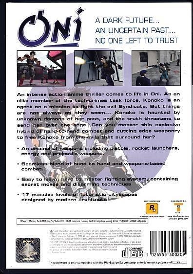 Oni - PS2 (B Grade) (Genbrug)